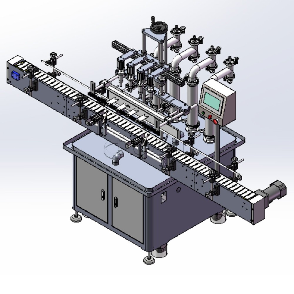 Basic Description and Operating Procedure of the Fully Automatic Four-Head Liquid Filling Machine