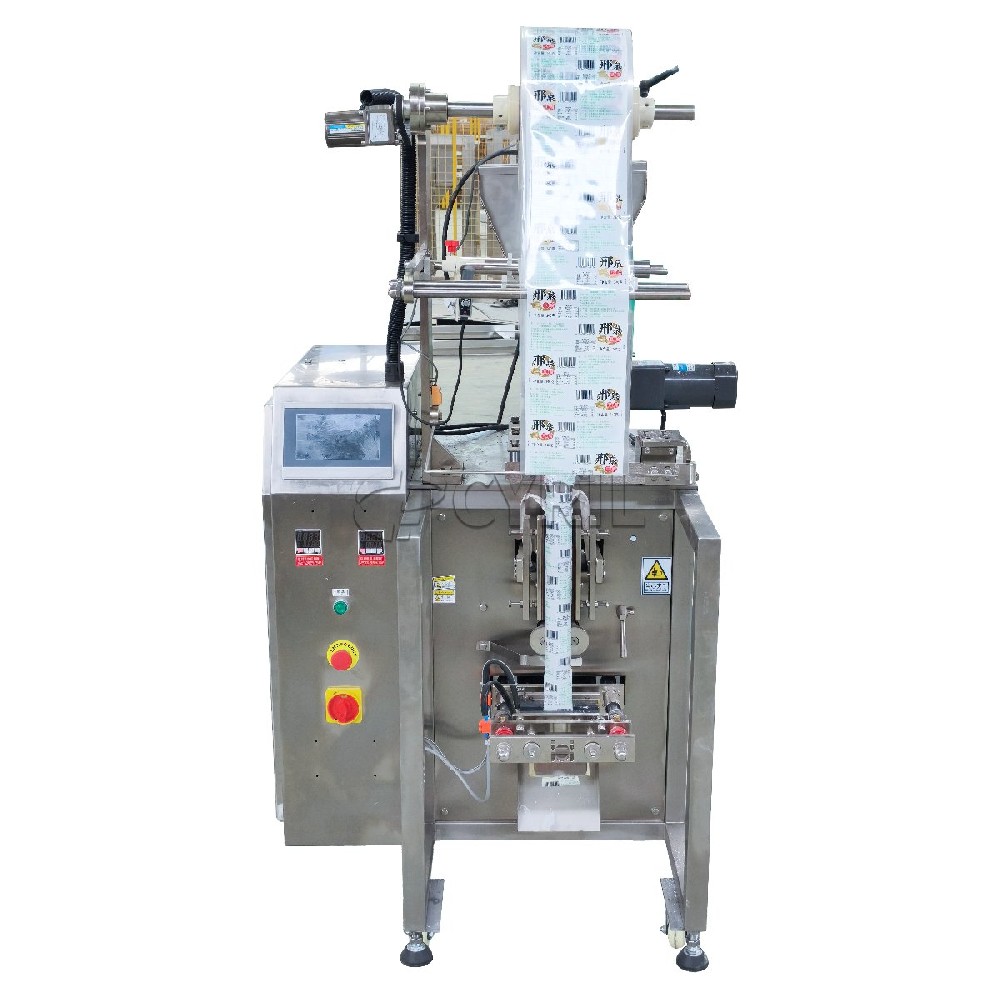 Powder Packaging Machine + Flat-Push Mechanism + Back Sealing