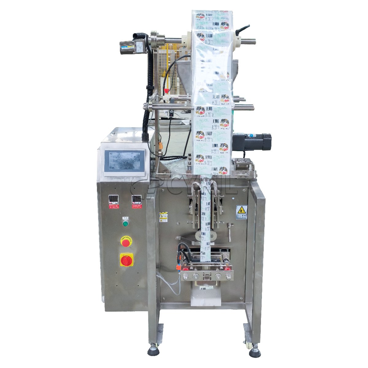 Powder Packaging Machine + Flat-Push Mechanism + Back Sealing