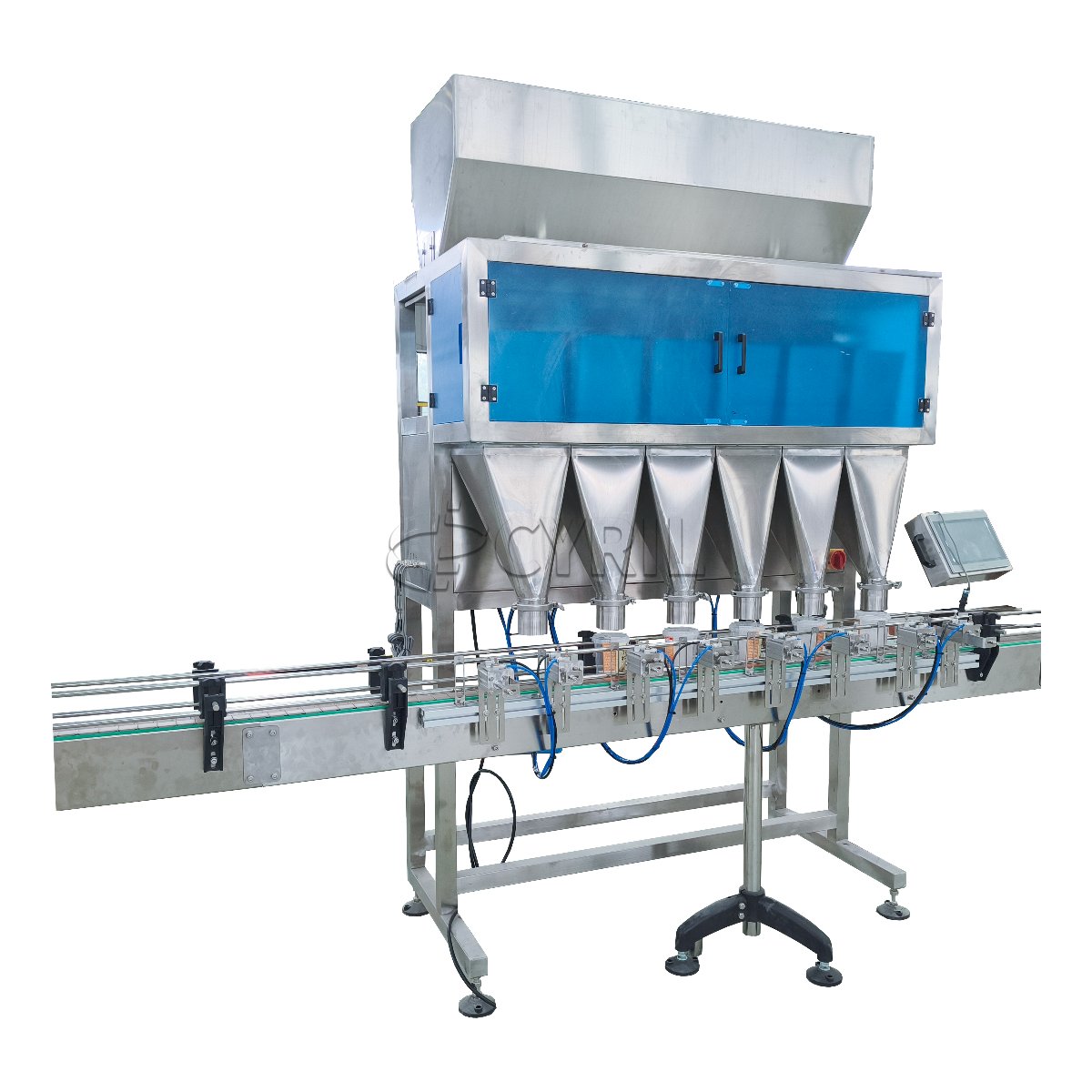 6-Head Weigh-Filling Machine + 6-Head Unit