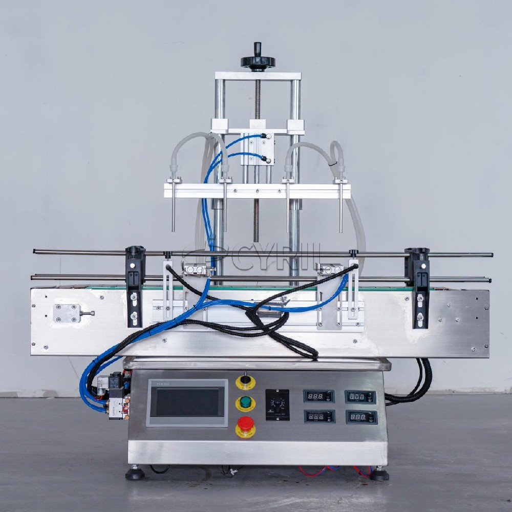 Benchtop 4-Head Magnetic Pump Filling Machine: An Analysis of Basic Applications, Technical Parameters, and the Filling Process