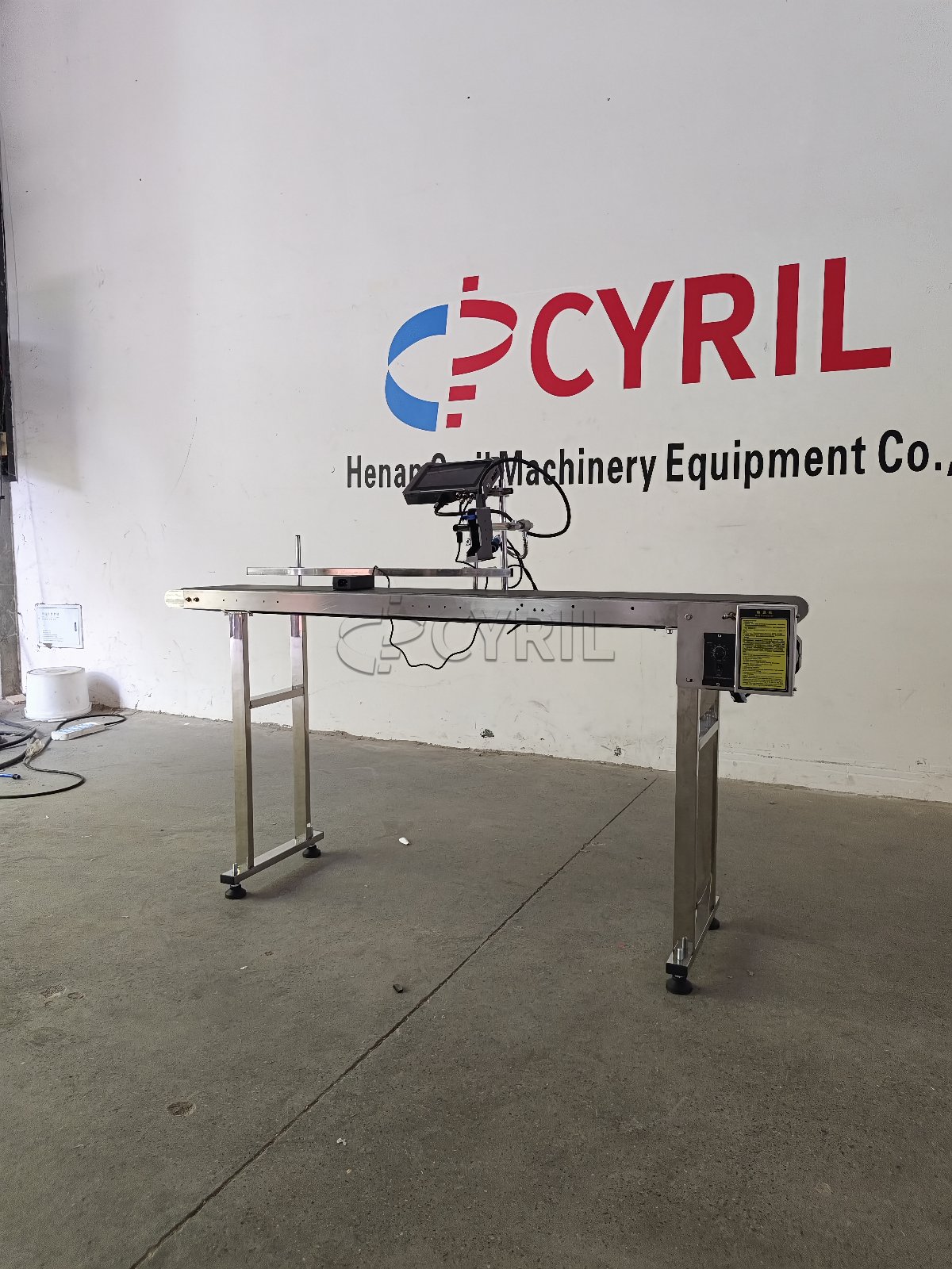 Inkjet Coder + Conveyor