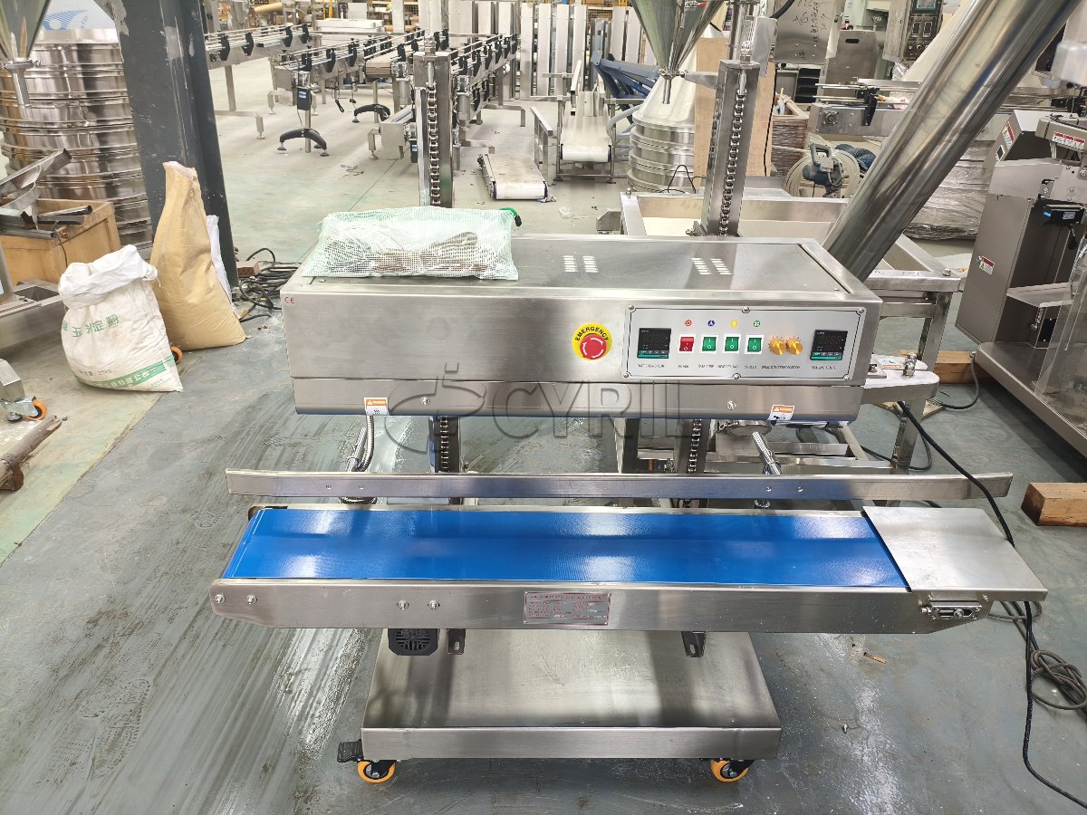 Powder filling machine + dust extraction + sealing machine