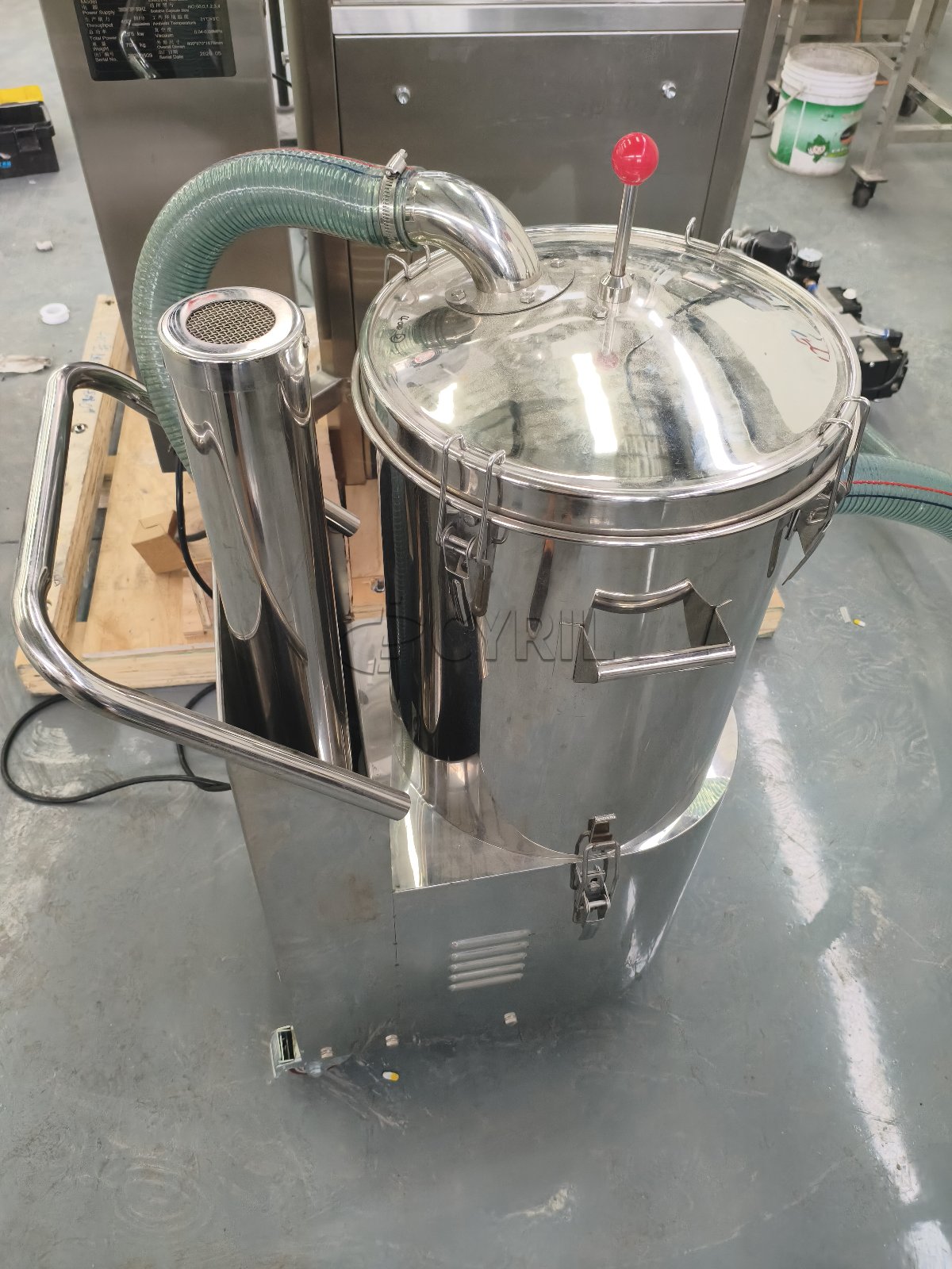 Capsule filling machine + powder feeding pump + dust collector + vacuum pump