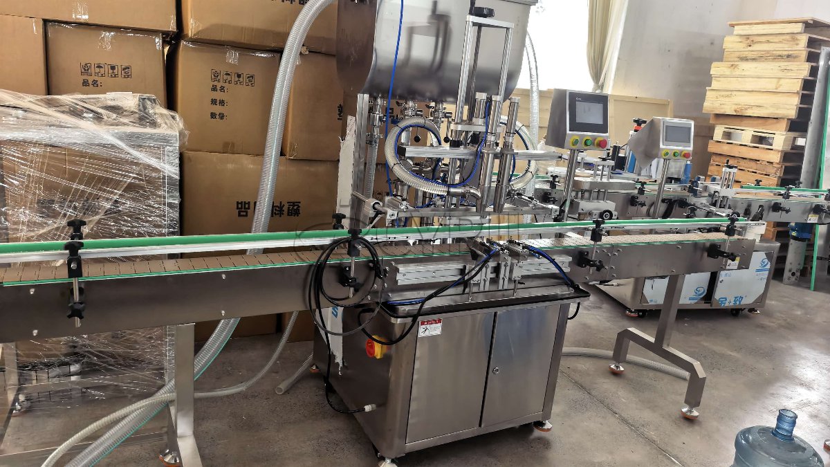 Fully Automatic Dual-Head Paste Filling Machine + Reinforced Filling Nozzles