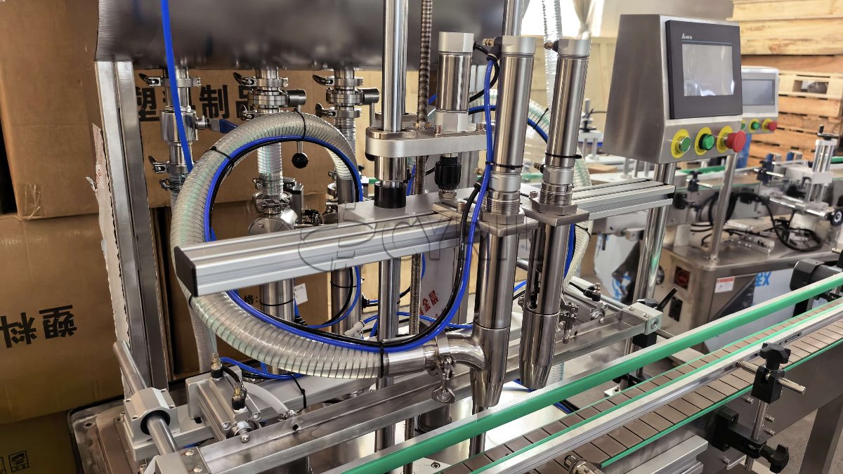 Fully Automatic Dual-Head Paste Filling Machine + Reinforced Filling Nozzles