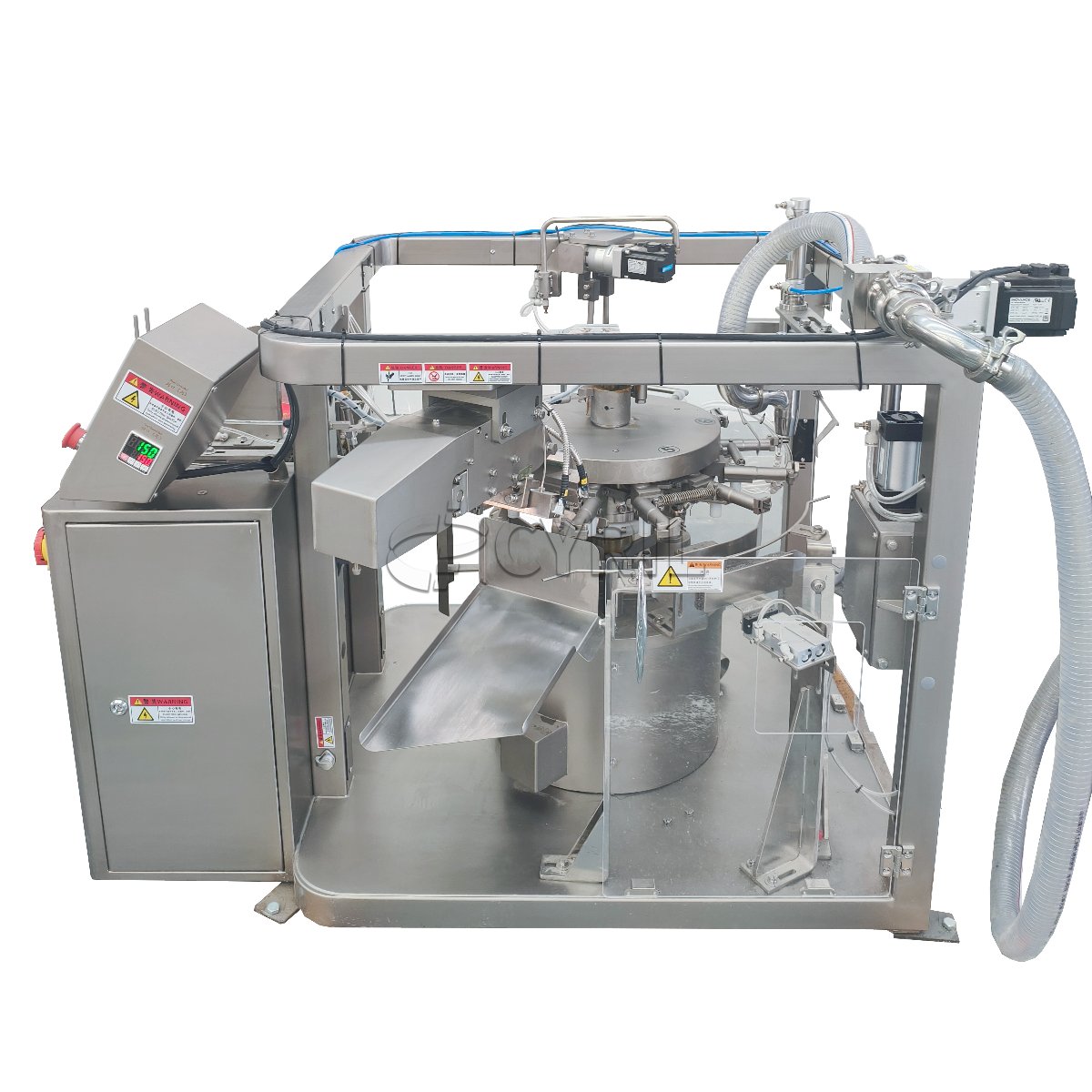 Compact Rotary Bag-Feeding Packaging Machine + Gear Pump