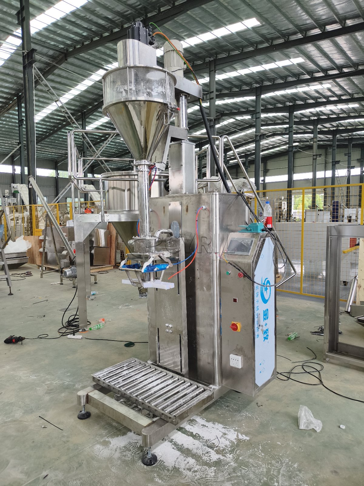Powder Filling Machine + Mixing & Feeding Machine