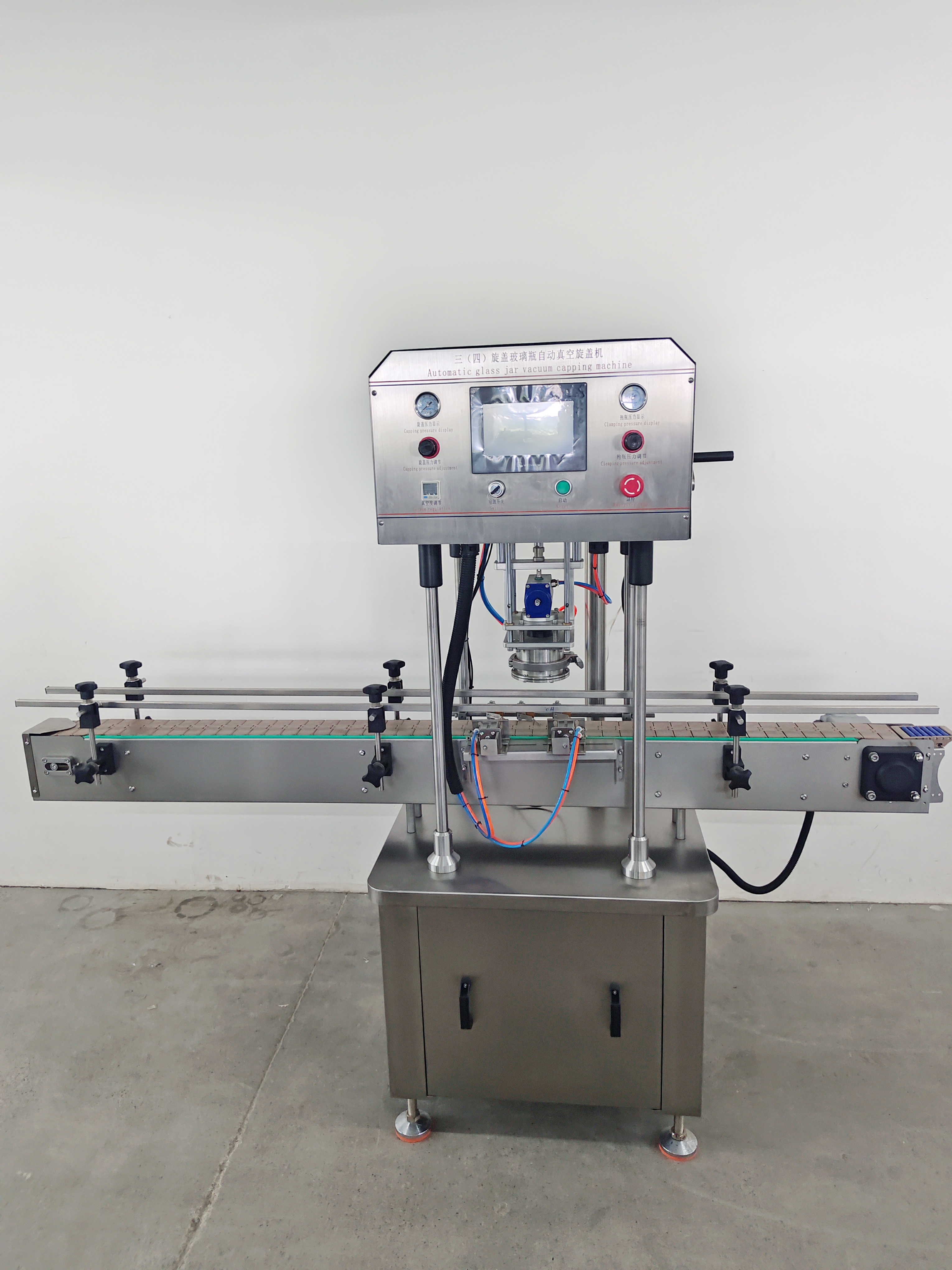 Automatic Vacuum Capping Machine for Glass Bottles