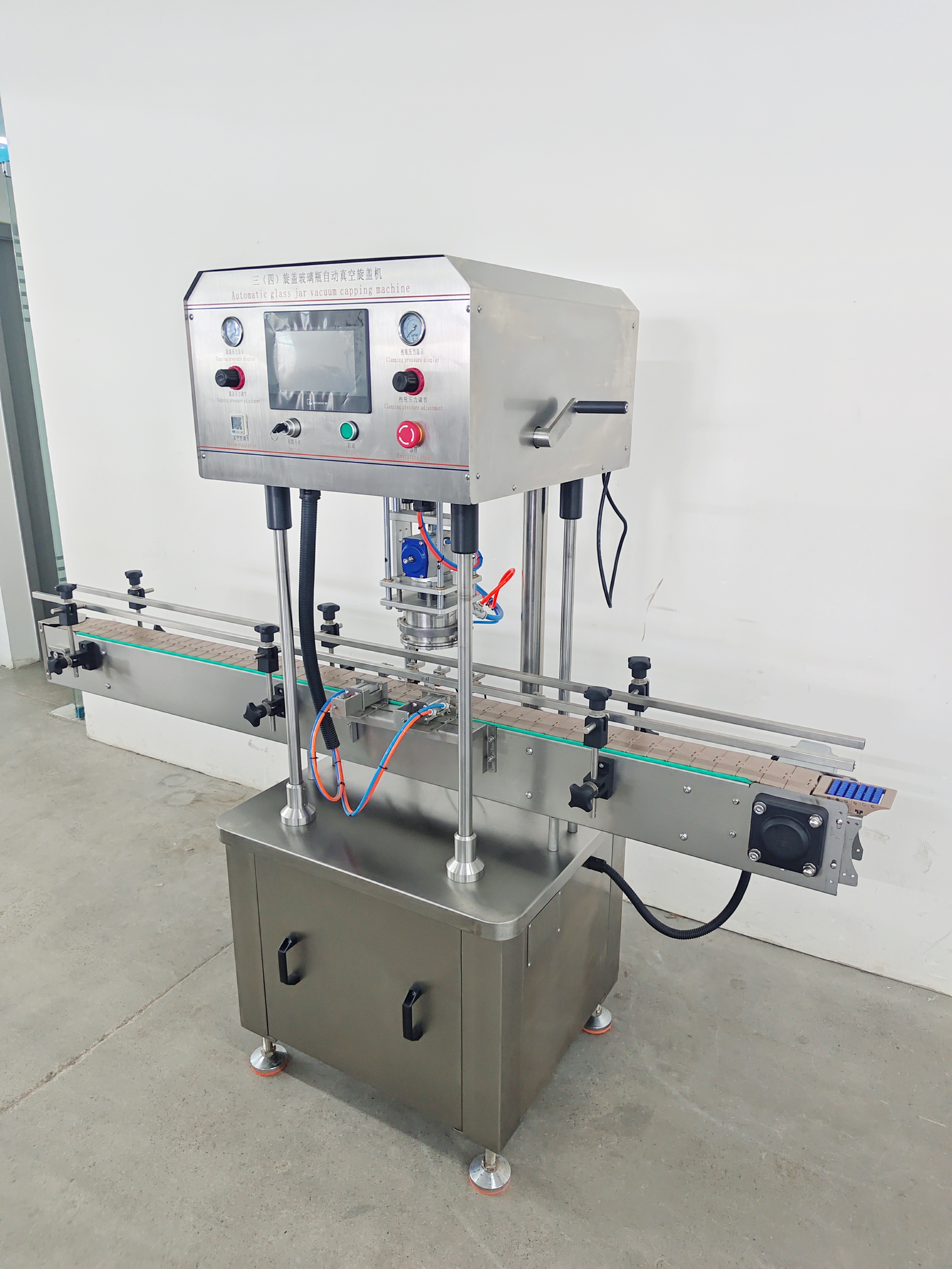 Automatic Vacuum Capping Machine for Glass Bottles