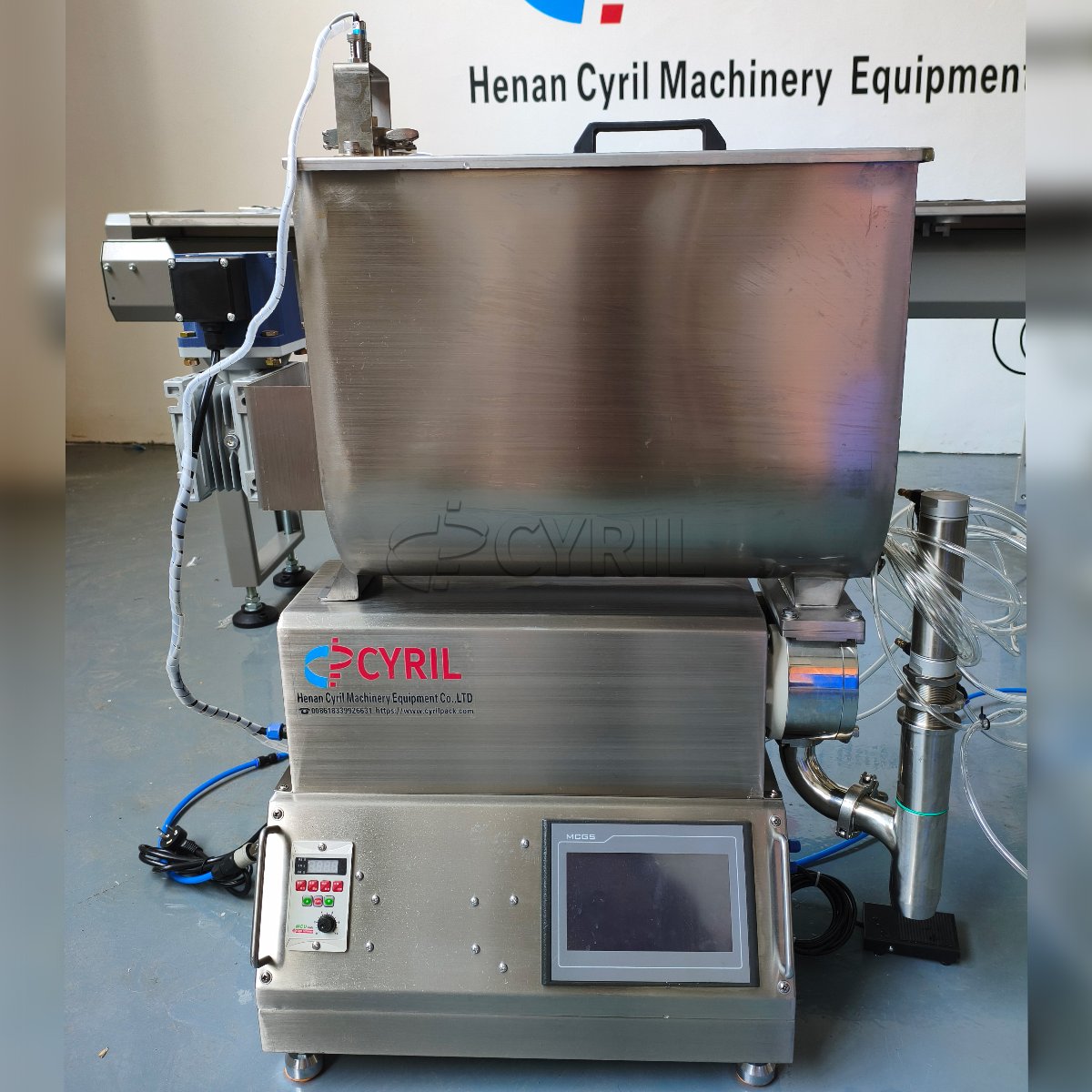 Single-head lobe pump paste filling machine