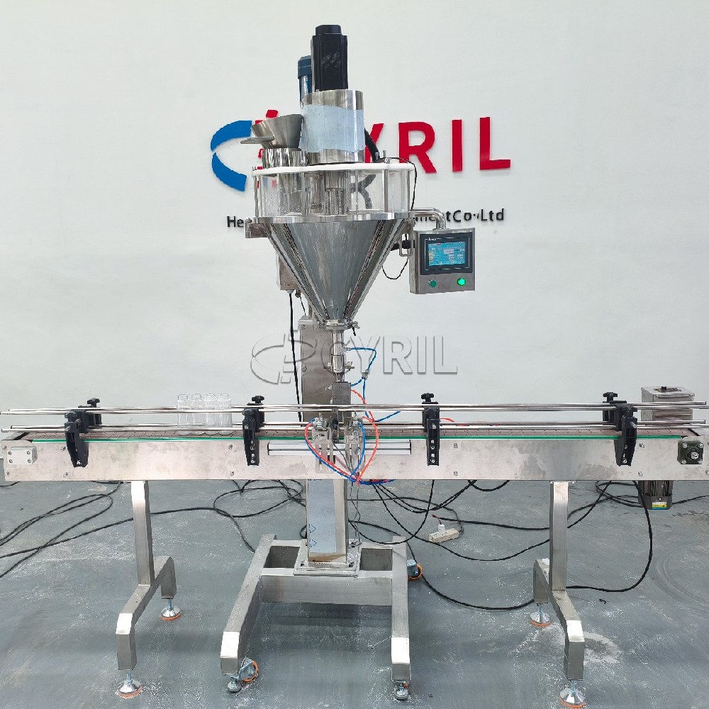 Semi-automatic powder filling machine